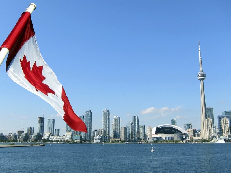 drapeau canada ontario immeubles